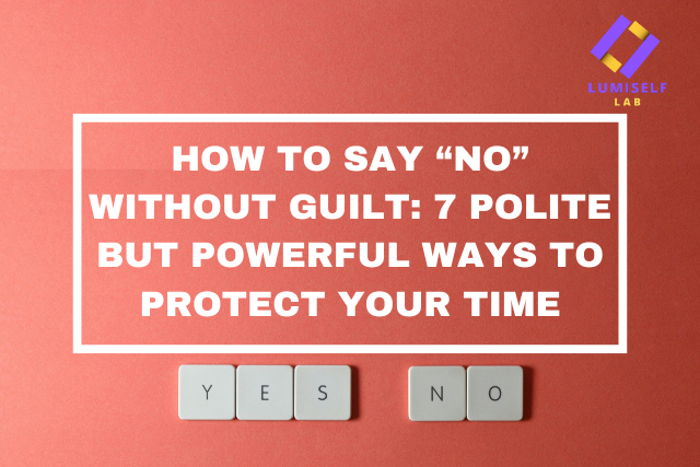 How to Say NO